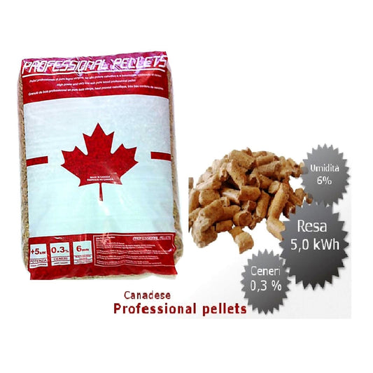 Pellet professional canadese 15 kg