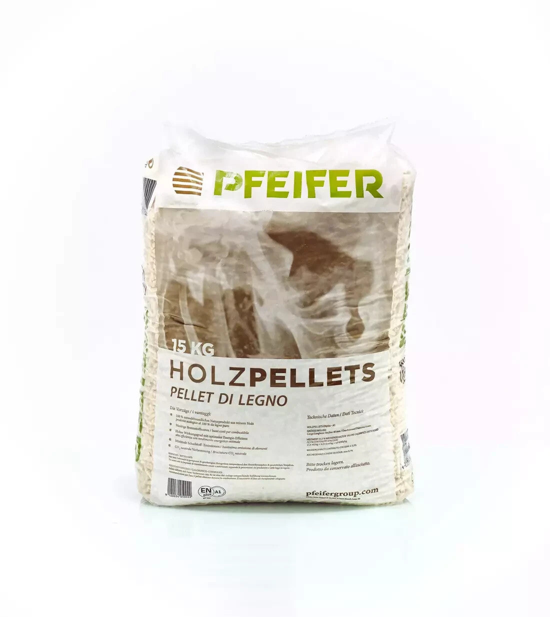 Pellet di Abete Austriaco Certificato Pfeifer 15 kg